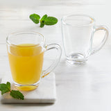 Borosil Serene Plain Tea Mug 195ml | 2 Pcs Set