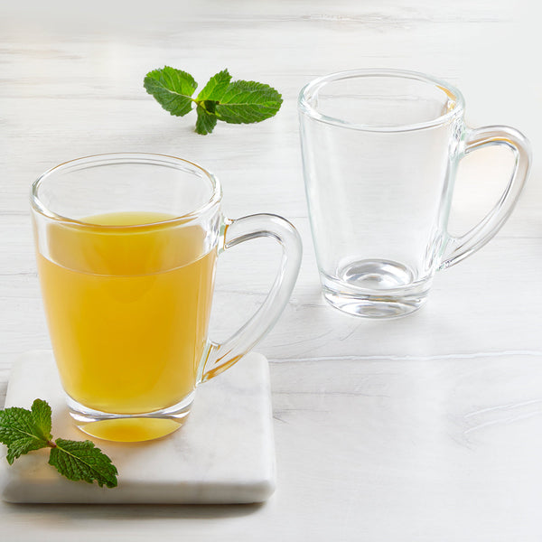 BOROSIL SERENE PLAIN TEA MUG 195ML 2 PCS SET dimensions