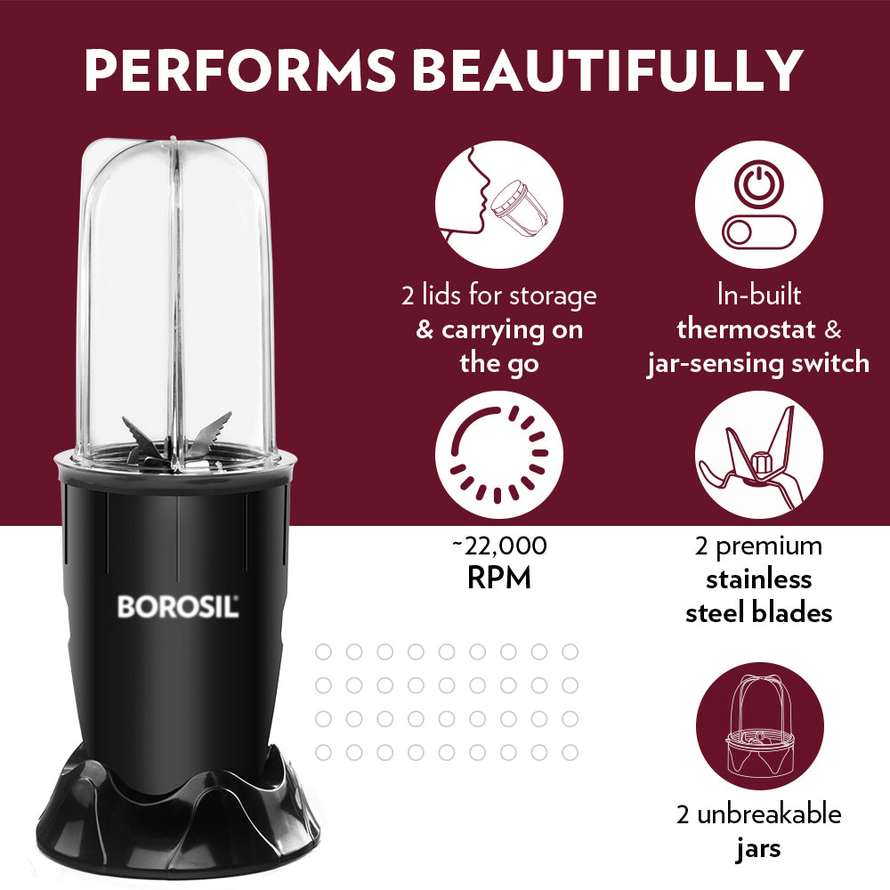 BOROSIL NUTRIFRESH BLACK PB31 400 WATT