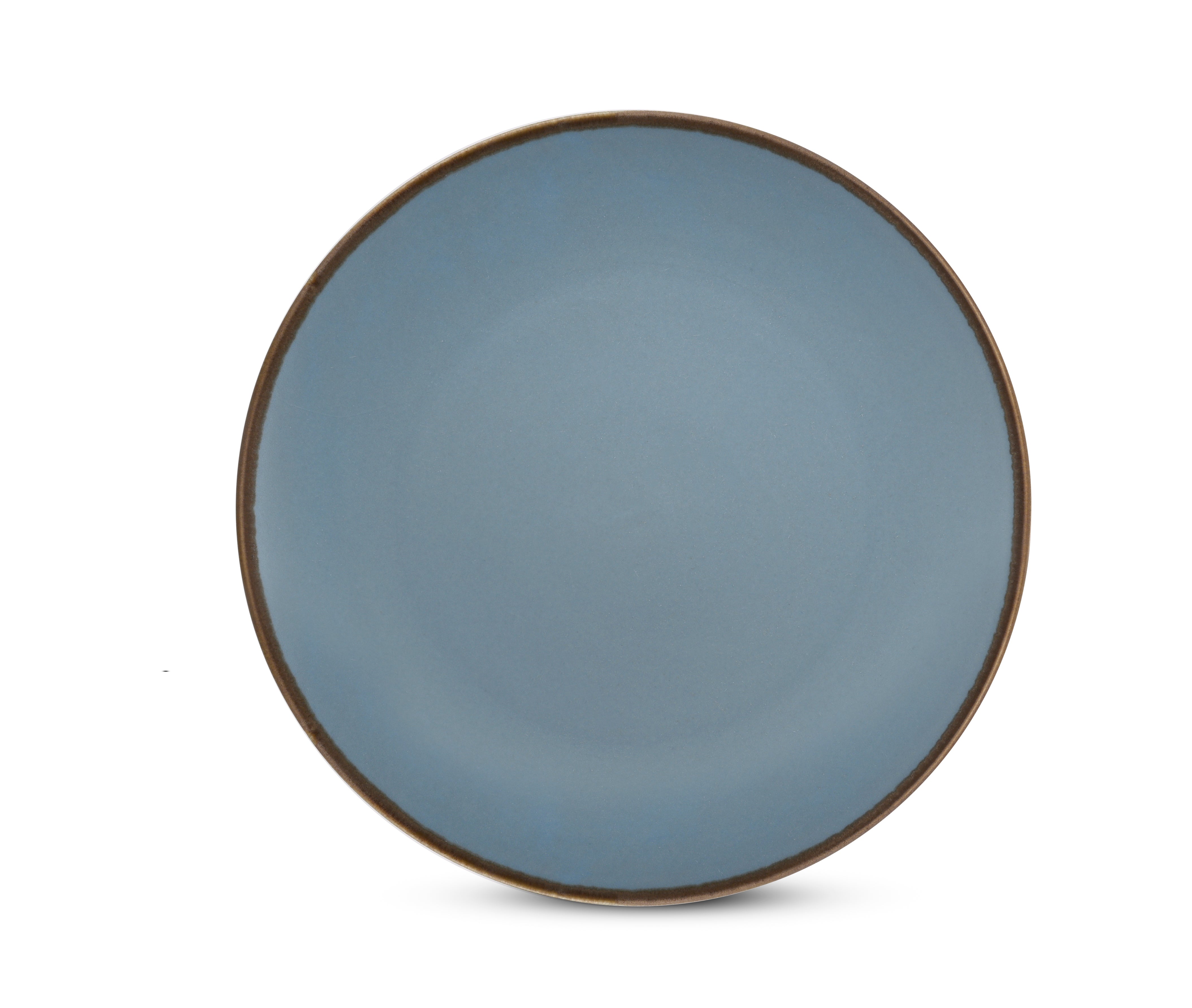 HITKARI CRACKLED BLUE MATT PORCELAIN DINNER SET 33PCS