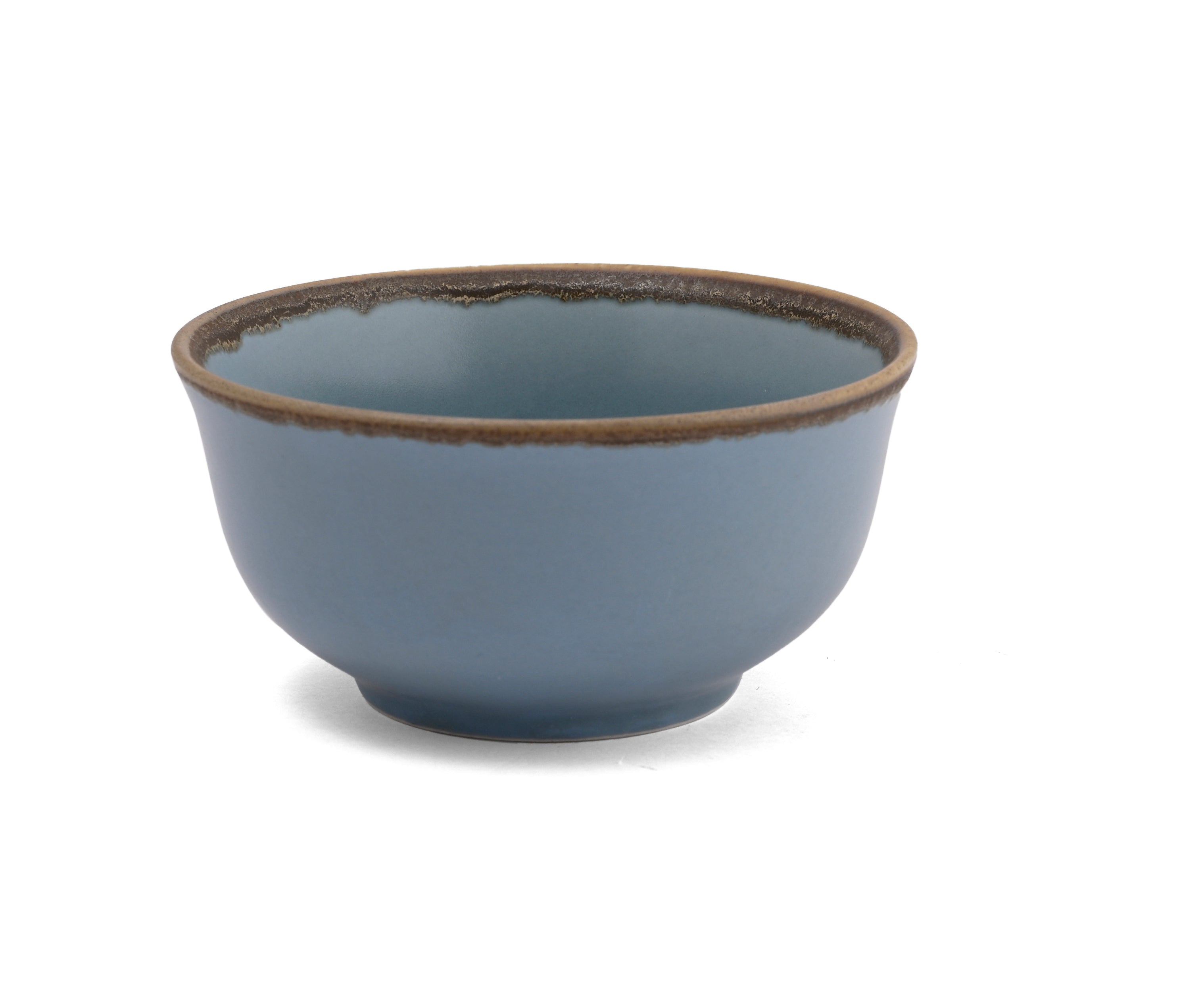 HITKARI CRACKLED BLUE MATT PORCELAIN DINNER SET 33PCS