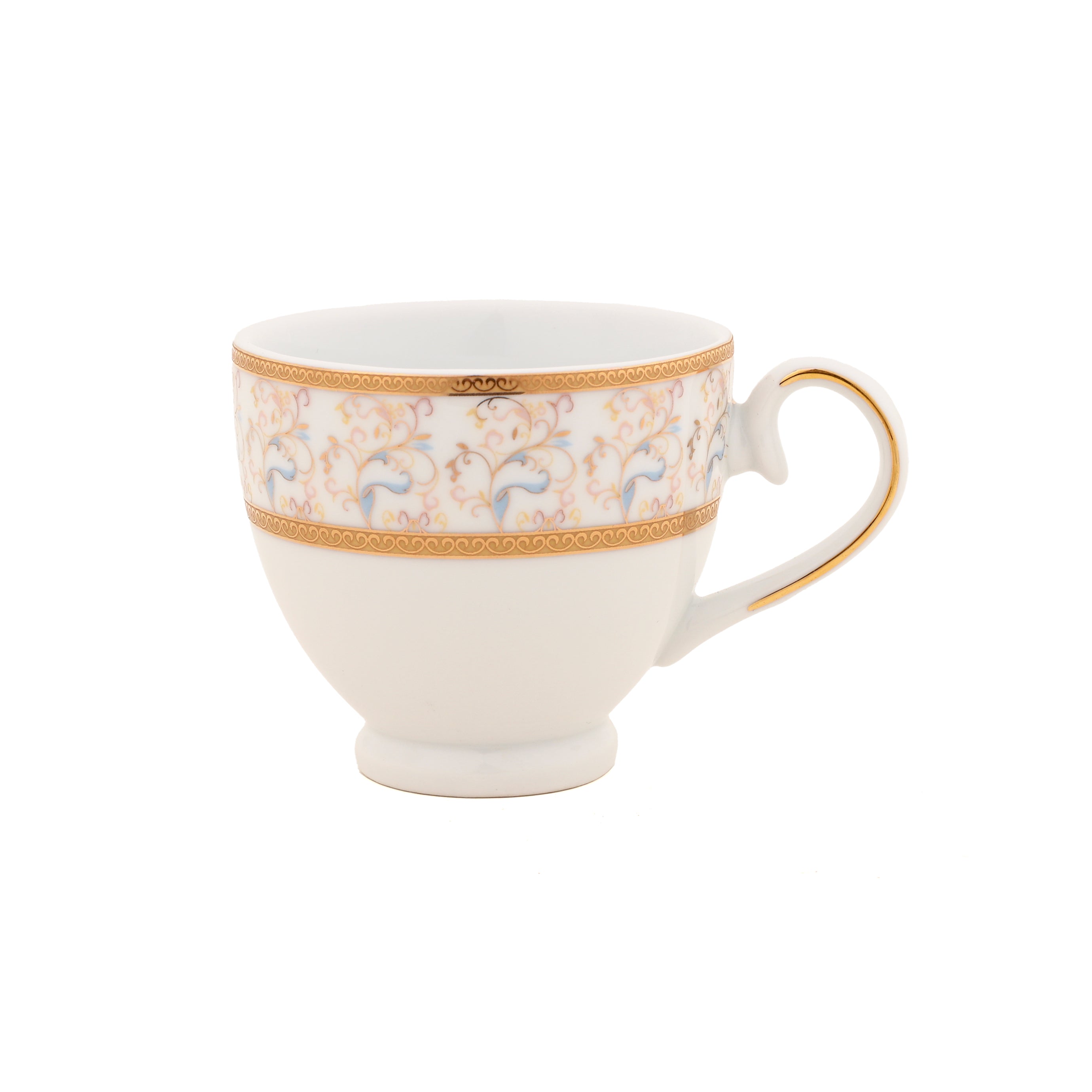 HITKARI RAINBOW GOLD PORCELAIN TEA SET 17PCS