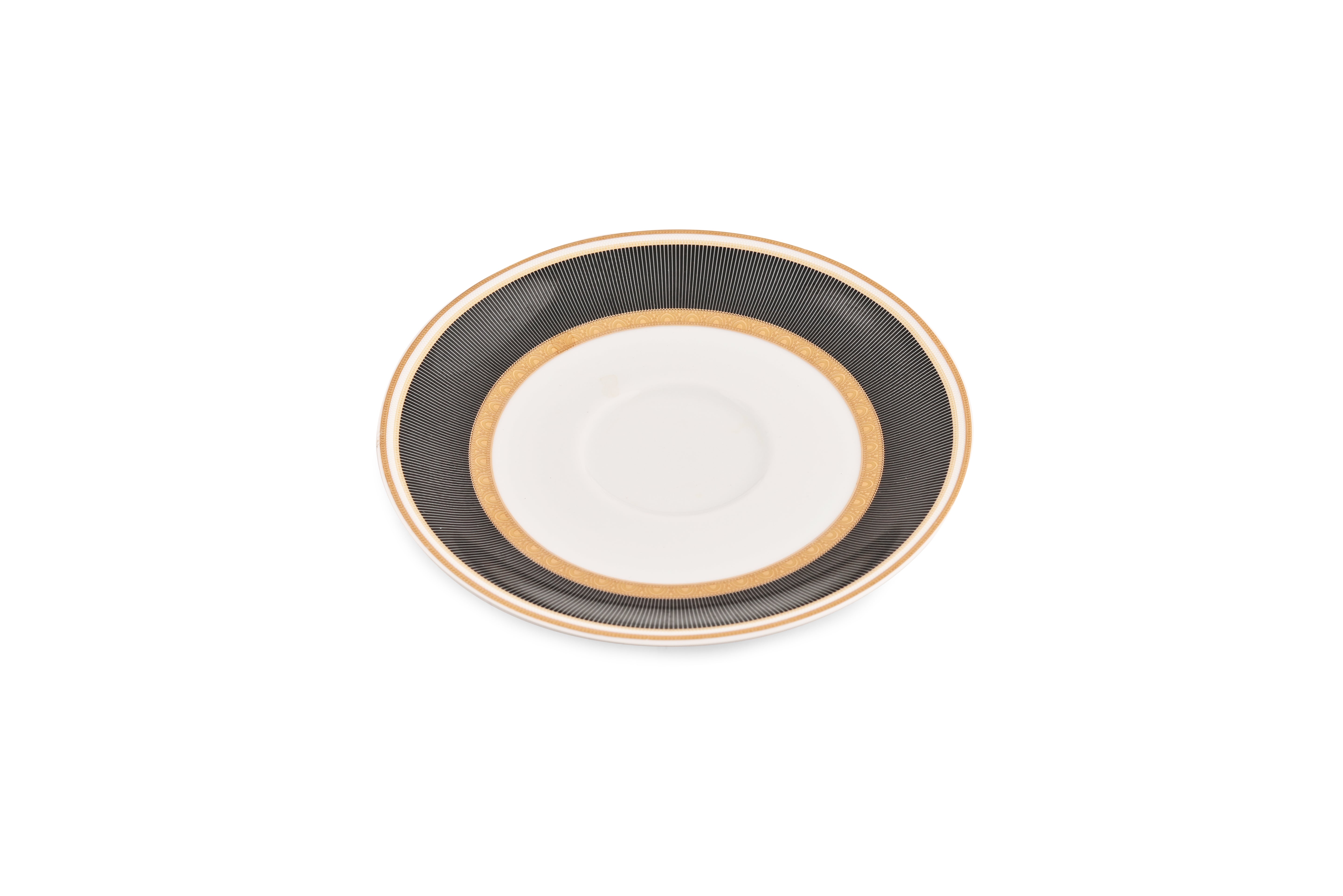 HITKARI BLACK VELVET PORECLAIN CUP SAUCER 12 PCS