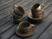 HITKARI BIO MATT PORCELAIN CUP SAUCER 12 PCS