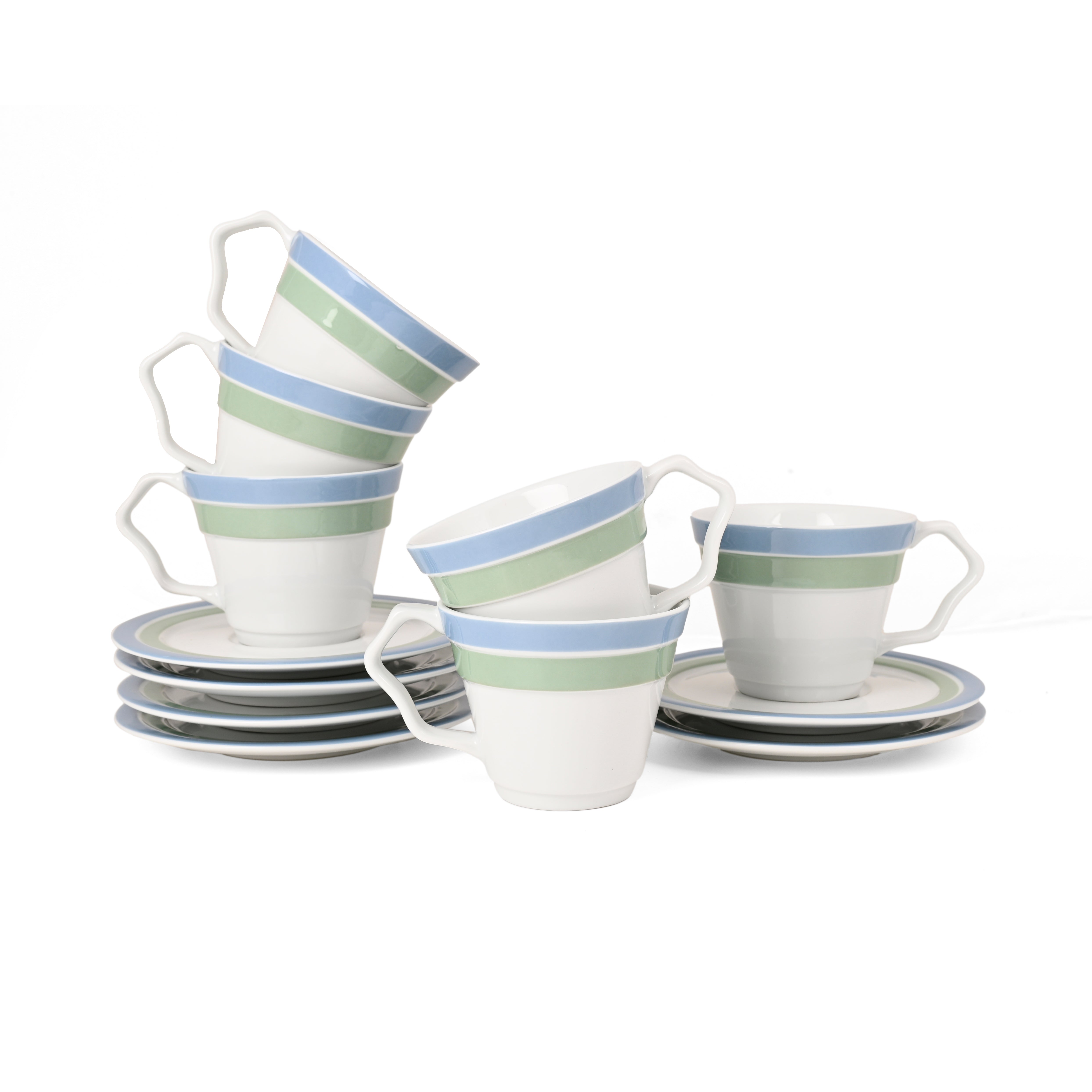 HITKARI ZORAIDA PORECLAIN CUP SAUCER 12 PCS