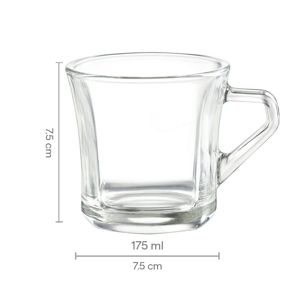 BOROSIL TEA MUG 175ML 6 PCS