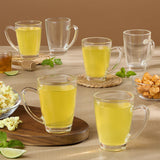 Borosil Serene Plain Tea Mug 155ml | 6 Pcs Set