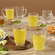 BOROSIL SERENE PLAIN TEA MUG 155ML 6 PCS SET
