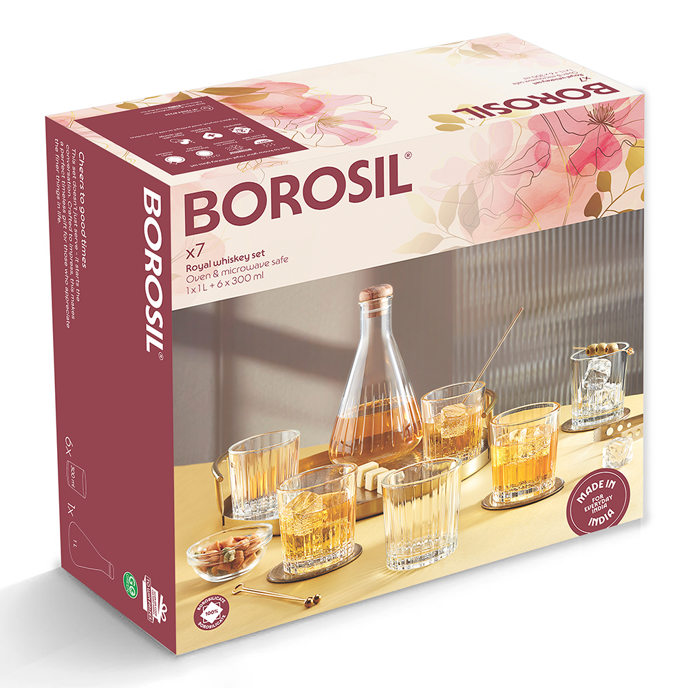 BOROSIL DECANTER SET 7PCS