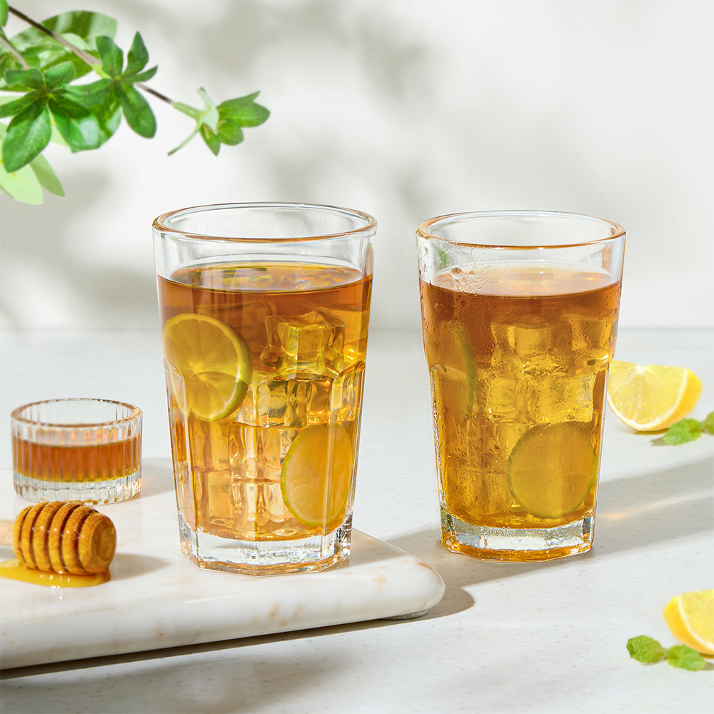 BOROSIL CREST GLASS TUMBLER 350ML 6 PCS SET