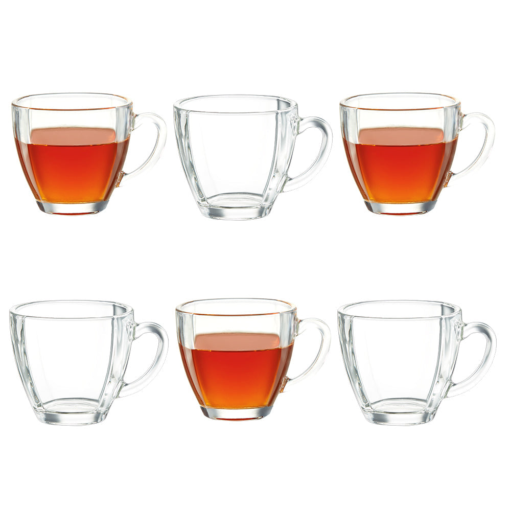 BOROSIL OASIS PLAIN TEA MUG 200ML 6 PCS