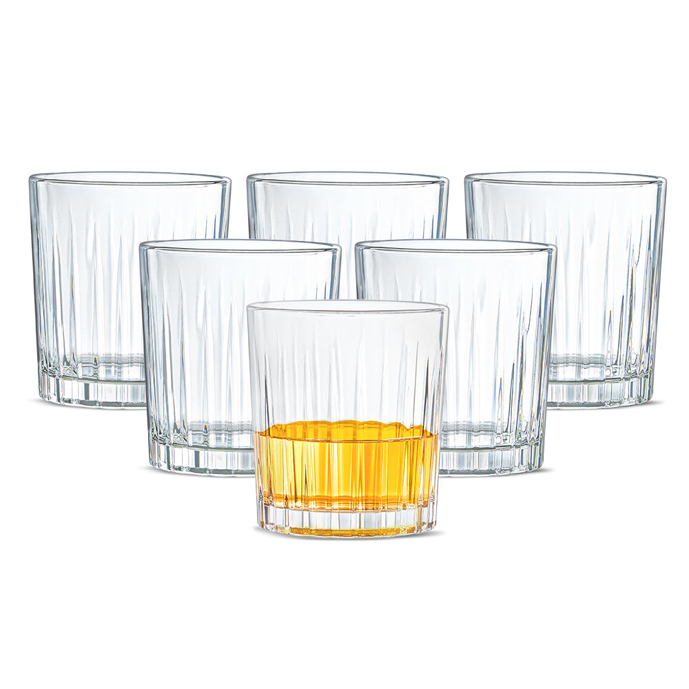 BOROSIL NOBLE  WHISKEY GLASS  6PCS 300ML