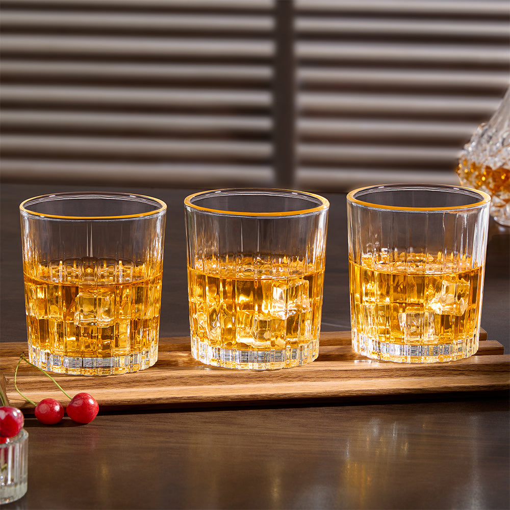 BOROSIL NOBLE  WHISKEY GLASS  6PCS 300ML
