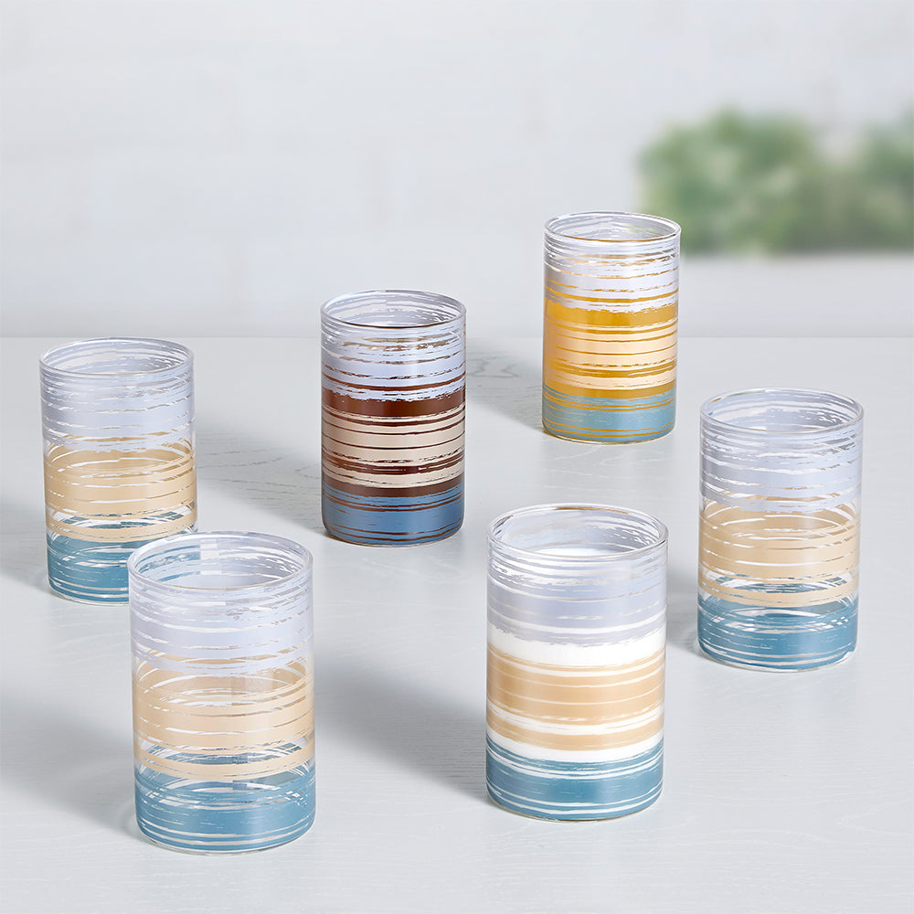 BOROSIL GLANCE VISON GLASS 295ML 6PCS SET