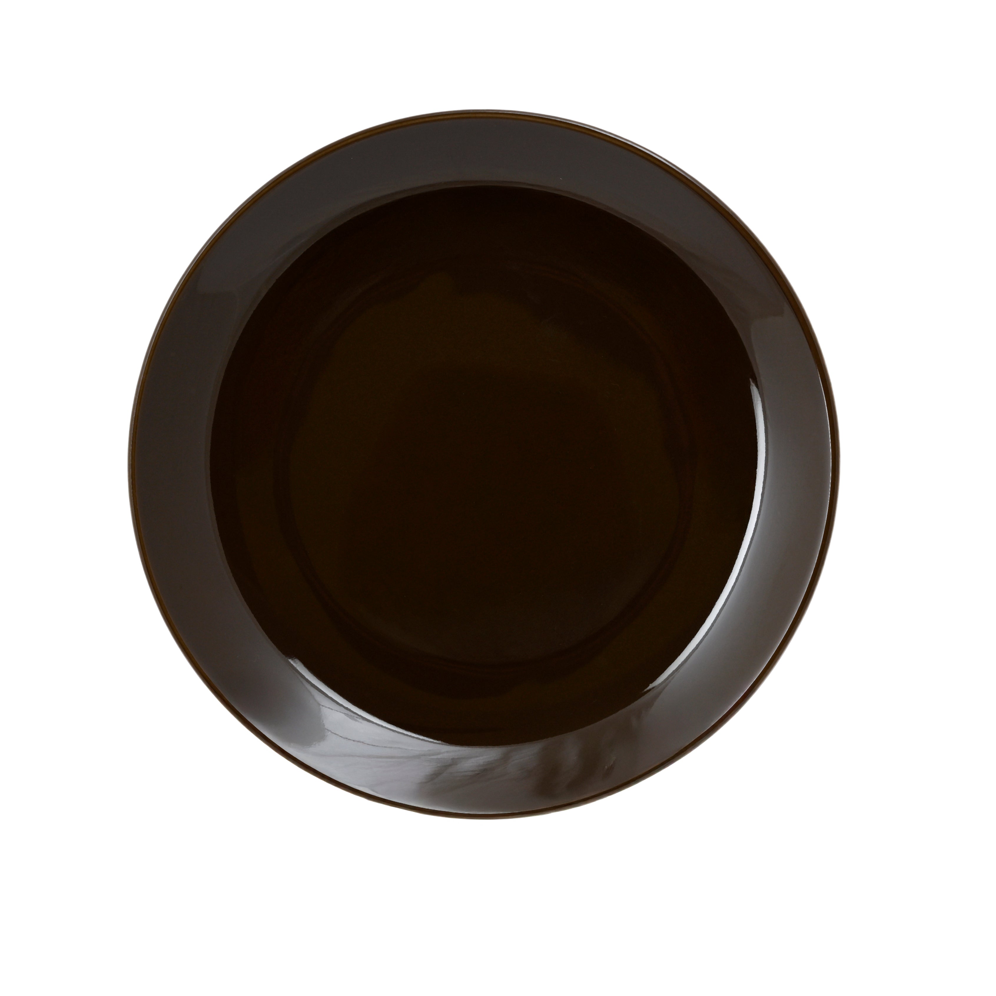 HITKARI GLOSSY BROWN PORCELAIN DINNER SET 33PCS