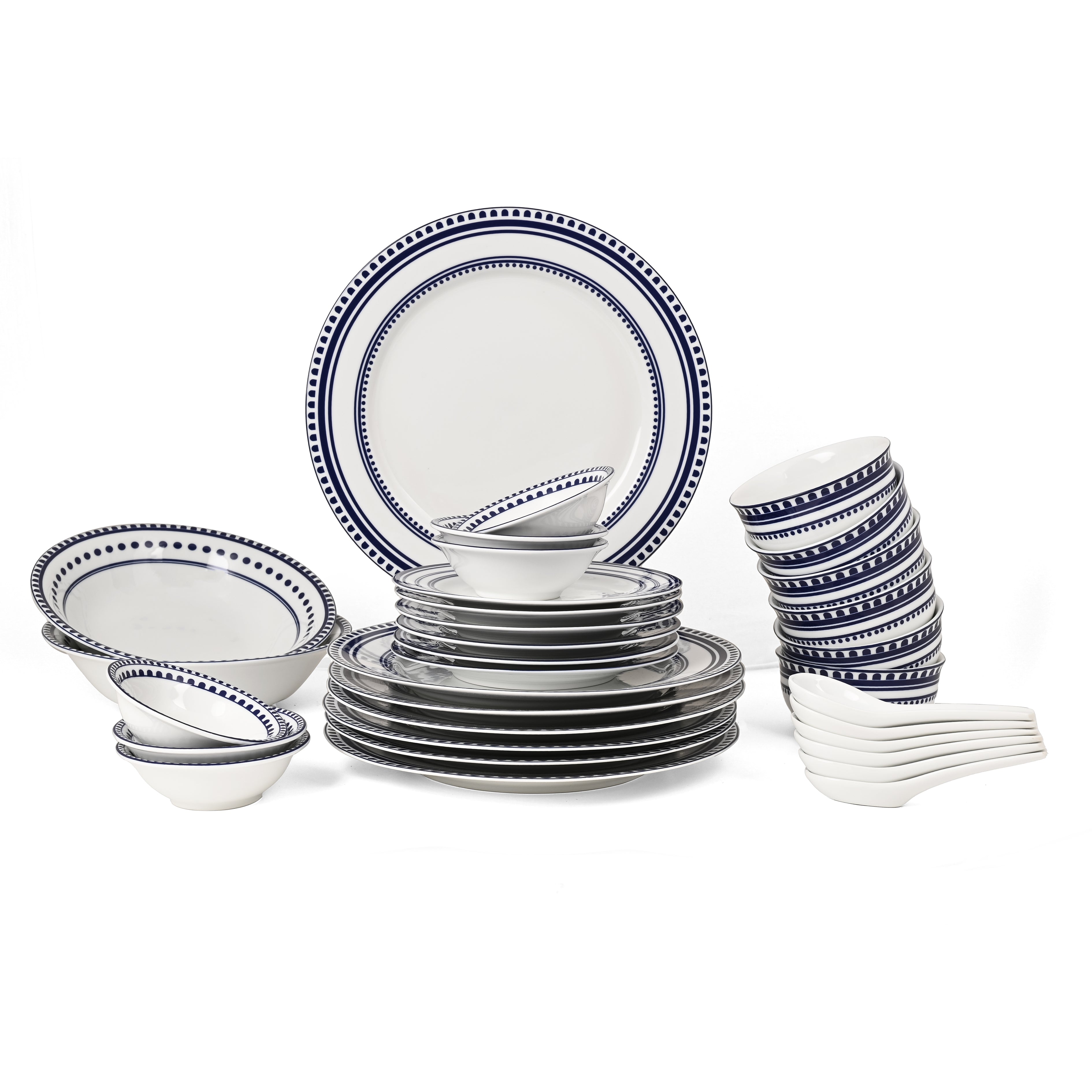 HITKARI RENATA PORCELAIN DINNER SET 33PCS