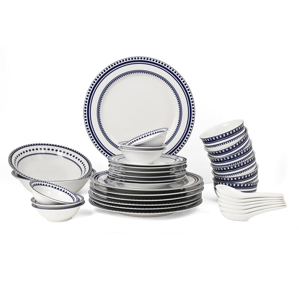 HITKARI RENATA PORCELAIN DINNER SET 33PCS dimensions