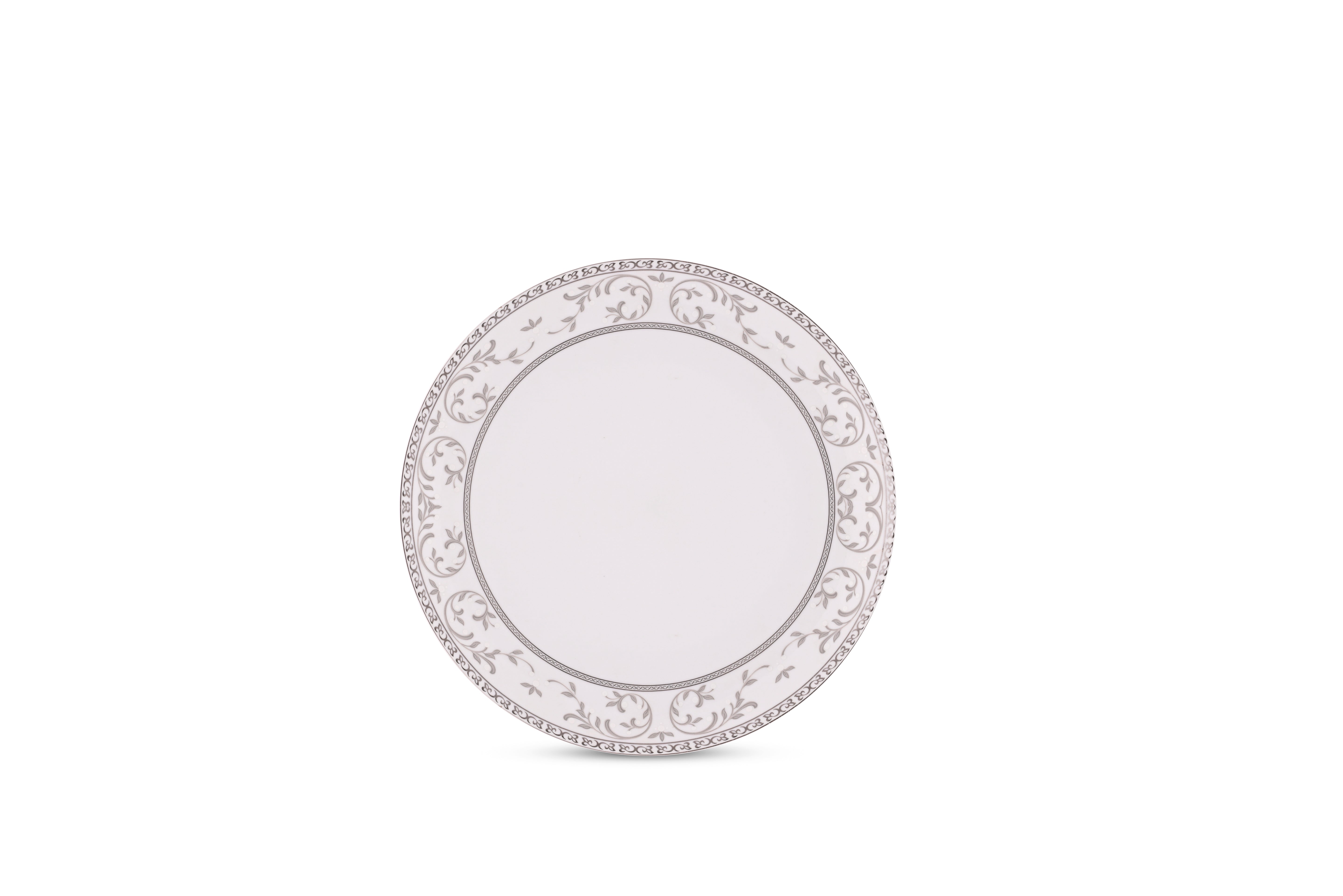 HITKARI PORCELAIN DINNER SET 33PCS White with Grey