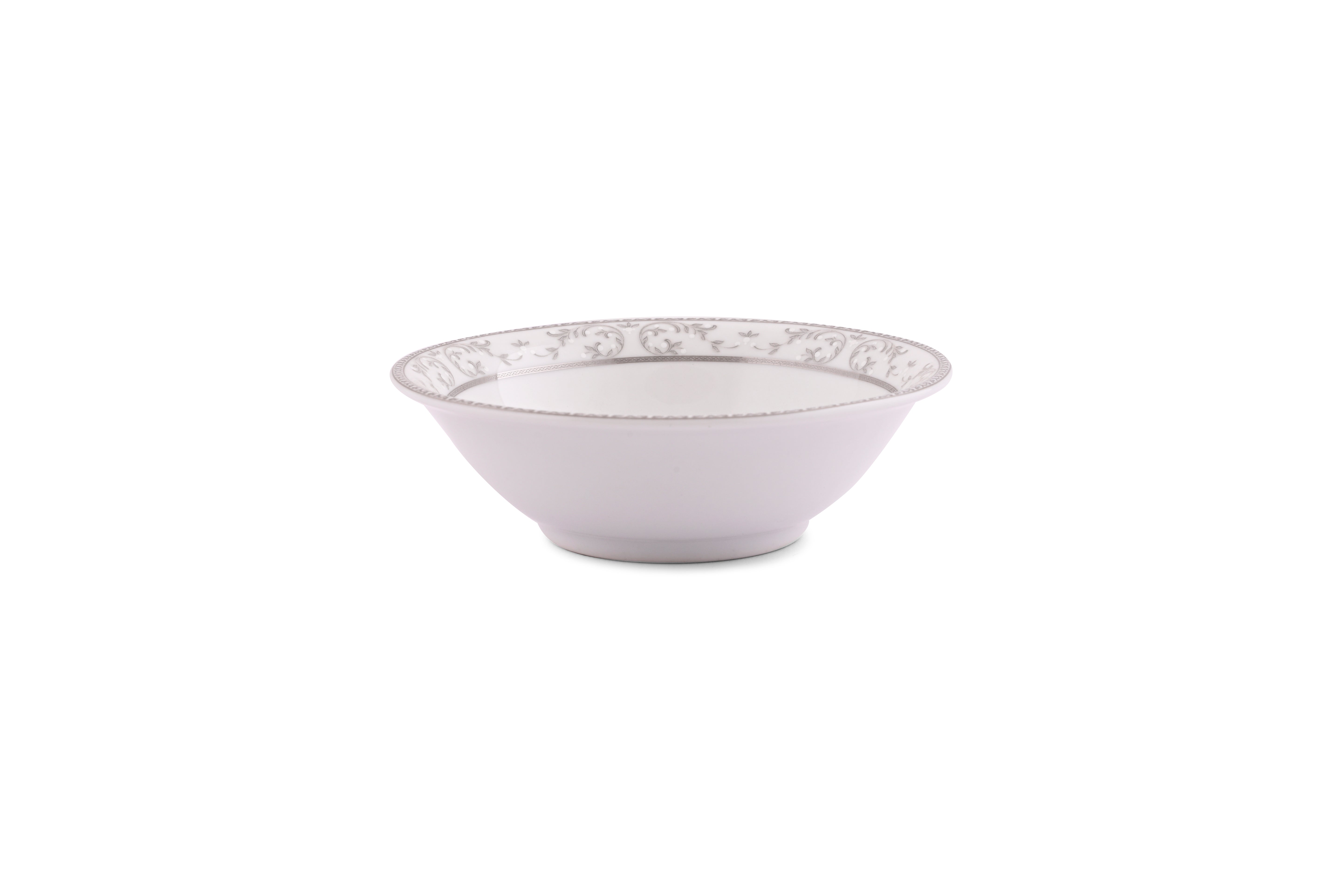 HITKARI PORCELAIN DINNER SET 33PCS White with Grey