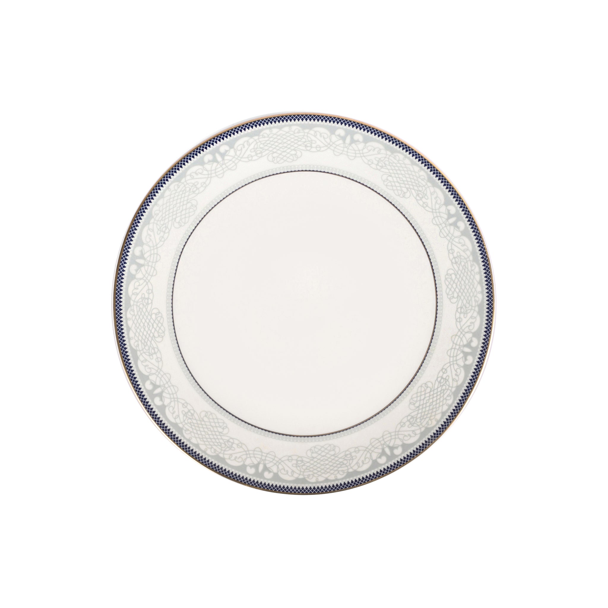 HITKARI PORCELAIN DINNER SET 33PCS White with Black
