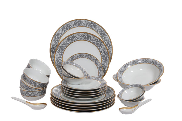HITKARI VERONA PORCELAIN DINNER SET 33PCS dimensions