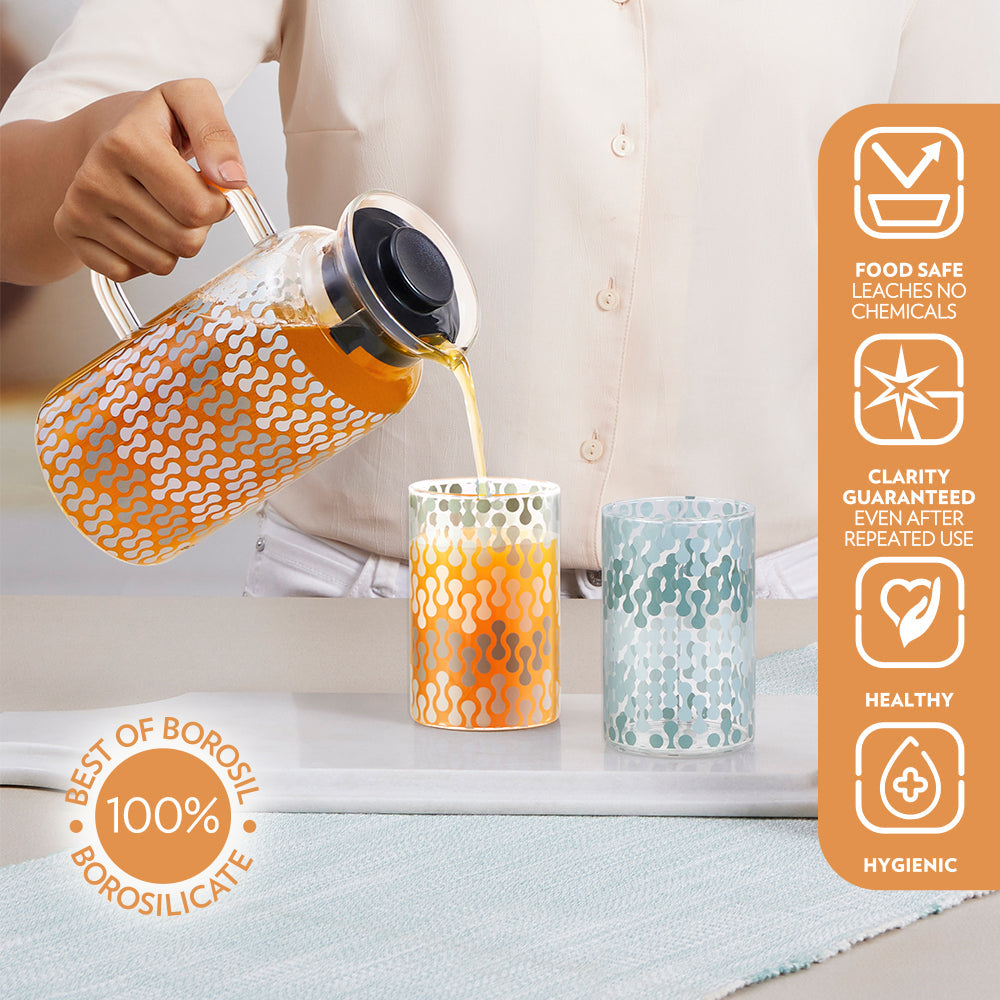 BOROSIL VISTA BOROSILICATE GLASS JUG 1000ML