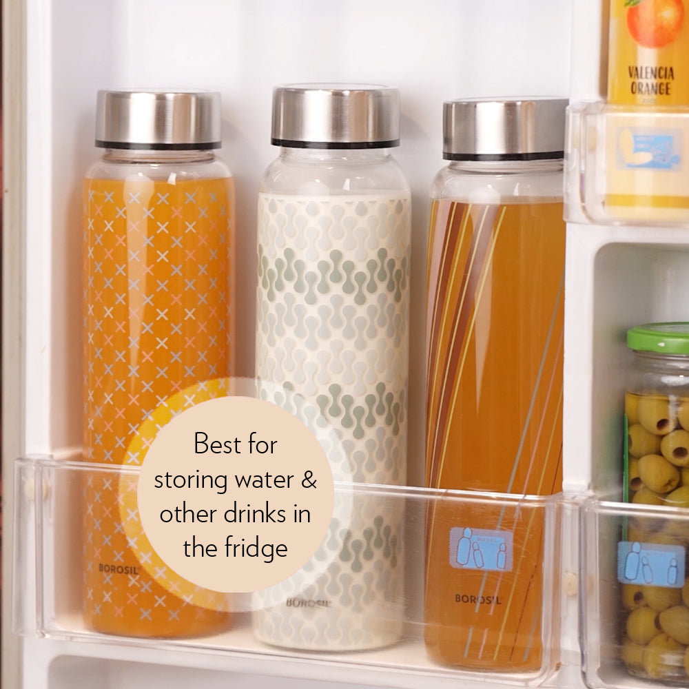 BOROSIL GLANCE BOROSILICATE GLASS BOTTLE 1000ML