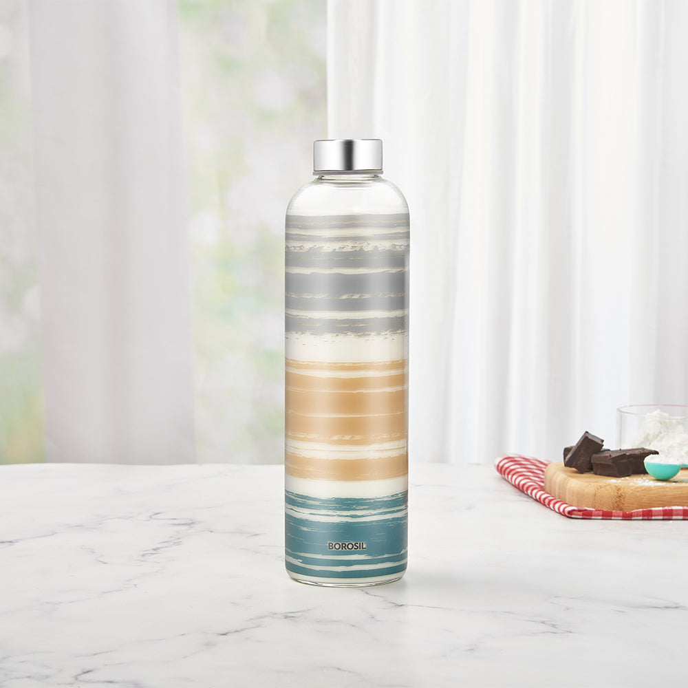 BOROSIL GLANCE BOROSILICATE GLASS BOTTLE 1000ML
