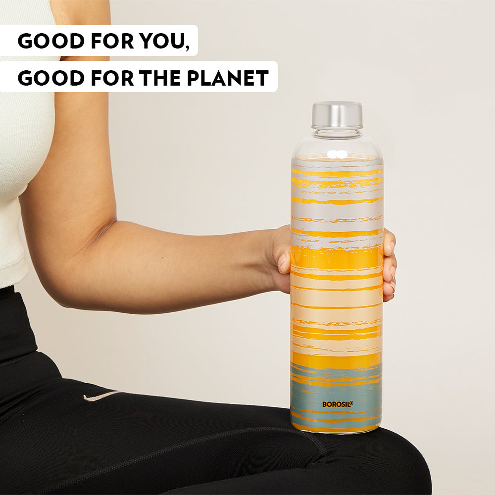 BOROSIL GLANCE BOROSILICATE GLASS BOTTLE 1000ML
