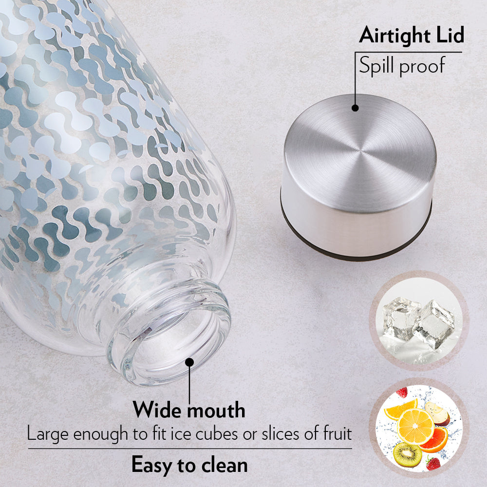 BOROSIL VISTA BOROSILICATE GLASS BOTTLE 1000ML