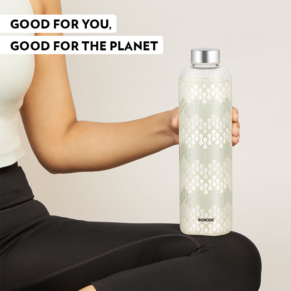 BOROSIL VISTA BOROSILICATE GLASS BOTTLE 1000ML