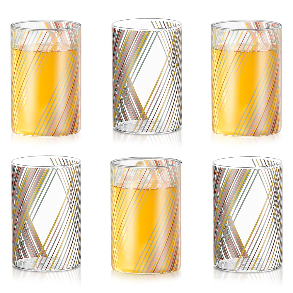 BOROSIL PRISM GLASS MEDIUM 295ML 6PCS