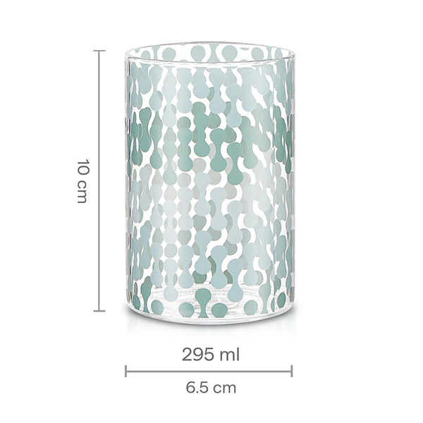 Borosil Vista Glass Medium 295ml | 6pcs dimensions