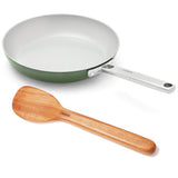 Ember Cookware Arcilla Ceramic Frying Pan | Non Stick Cookware | Non Toxic Pan | Isi Certified | Ceramic Fry Pan for Cooking | Green