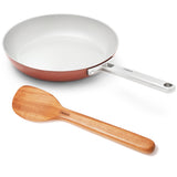 Ember Cookware Arcilla Ceramic Frying Pan | Non Stick Cookware | Non Toxic Pan | Isi Certified | Ceramic Fry Pan for Cooking | Terracotta