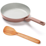 Ember Cookware Arcilla Ceramic Frying Pan | Non Stick Cookware | Non Toxic Pan | Isi Certified | Ceramic Fry Pan for Cooking | Terracotta