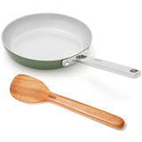 Ember Cookware Arcilla Ceramic Frying Pan | Non Stick Non Toxic Cookware | Isi Certified | Egg & Omelette Pan | Green