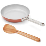 Ember Cookware Arcilla Ceramic Frying Pan | Non Stick Non Toxic Cookware | Isi Certified | Egg & Omelette Pan | Terracotta