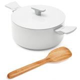 Ember Cookware Arcilla Ceramic Dutch Oven | 5 Litre Non Stick Non Toxic Pot with Lid | Isi Certified | Ceramic Cookware | Biryani Pot | Grey