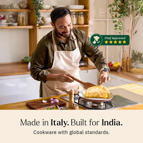 Ember Cookware Arcilla Ceramic Non Stick Tawa | Non Toxic Roti & Chapati Pan | Isi Certified | Ceramic Cooking Tawa | Green dimensions