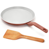 Ember Cookware Arcilla Ceramic Non Stick Tawa | Non Toxic Roti & Chapati Pan | Isi Certified | Ceramic Cooking Tawa | Terracotta