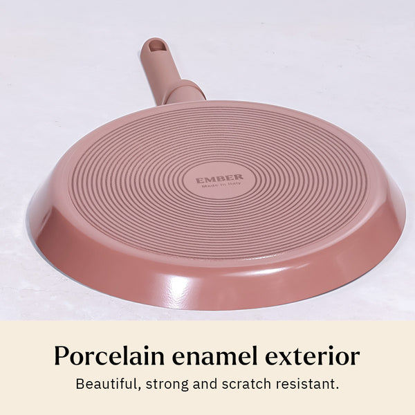 Ember Cookware Arcilla Ceramic Non Stick Tawa | Non Toxic Roti & Chapati Pan | Isi Certified | Ceramic Cooking Tawa | Terracotta dimensions
