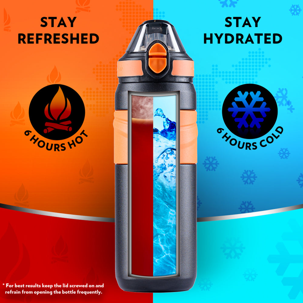 BOROSIL ADVENTURE SPORT BOTTLE BLACK 560ML