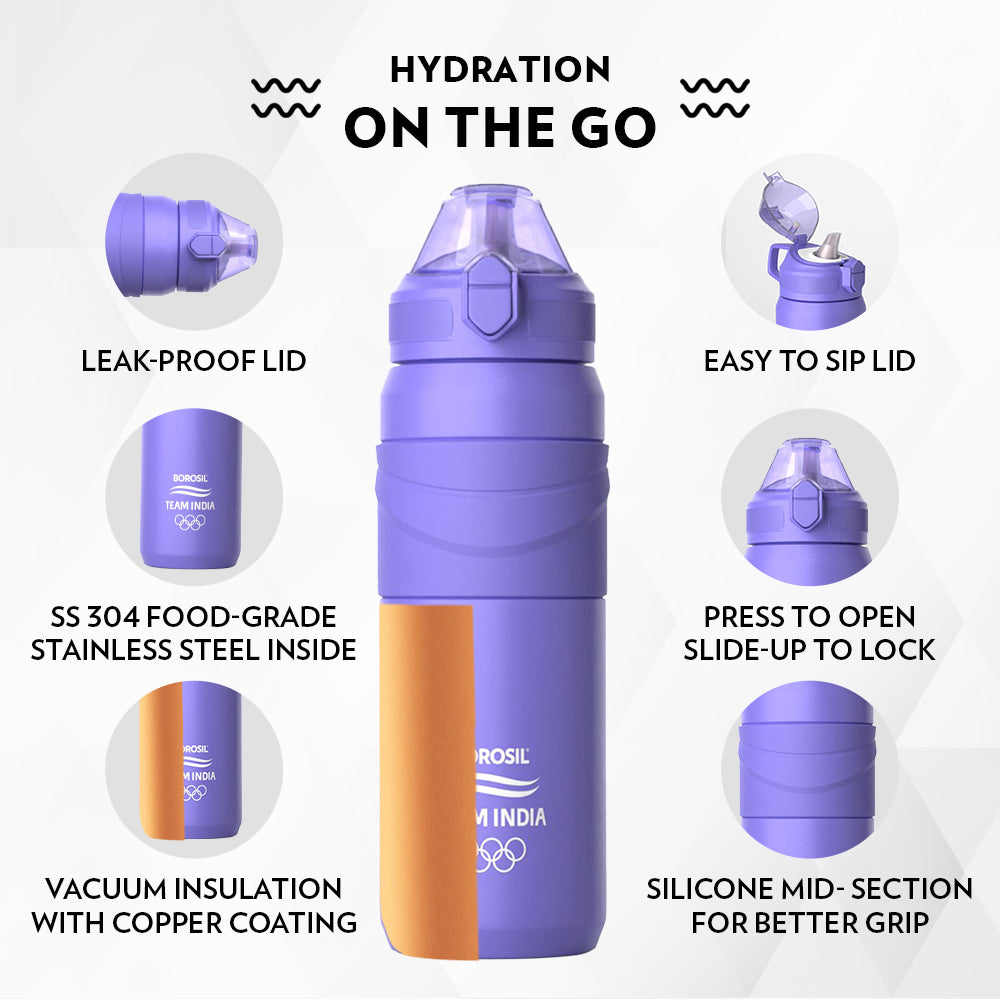 BOROSIL ADVENTURE SPORT BOTTLE VERI VERI 560ML