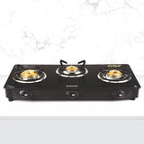 Borosil Magnum Pro 3 Burner Cooktop Toughened Glasstop