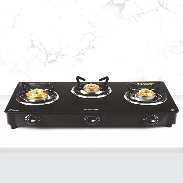 BOROSIL MAGNUM PRO 3 BURNER COOKTOP 8MM TOUGHENED GLASSTOP dimensions