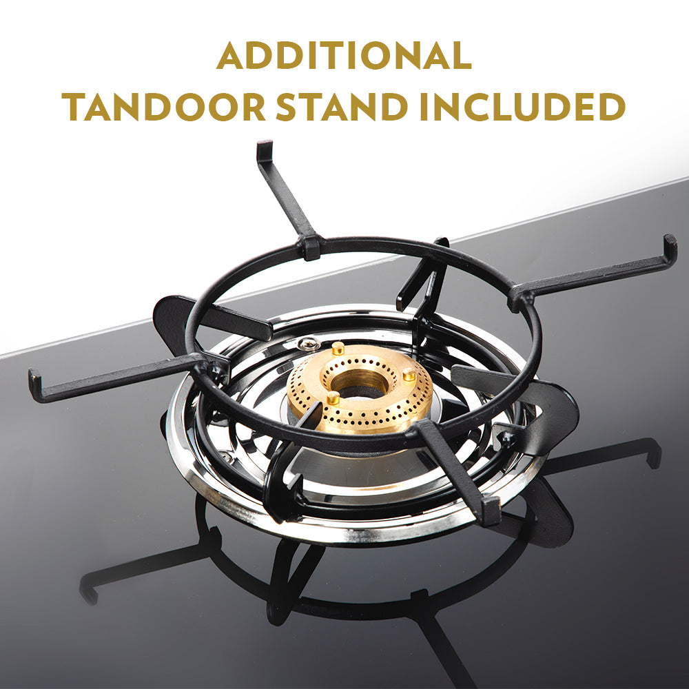 BOROSIL MAGNUM PRO 3 BURNER COOKTOP 8MM TOUGHENED GLASSTOP