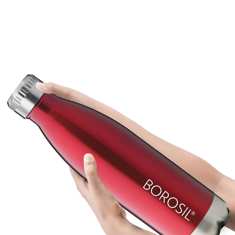 BOROSIL BOLT SPORT BOTTLE RED 1000ML