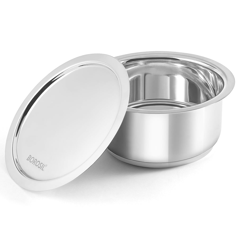 BOROSIL TOPE WITH LID 14CM 1 LITRE