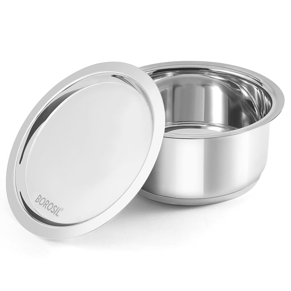 BOROSIL TOPE WITH LID   16CM 1.6 LITRE